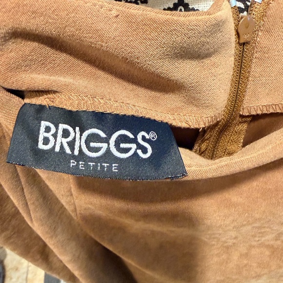 Briggs New York Brown Maxi Skirt 14P - Picture 2 of 7